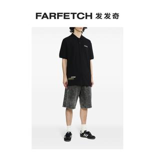 Izzue男士 FARFETCH发发奇 标贴牛仔短裤