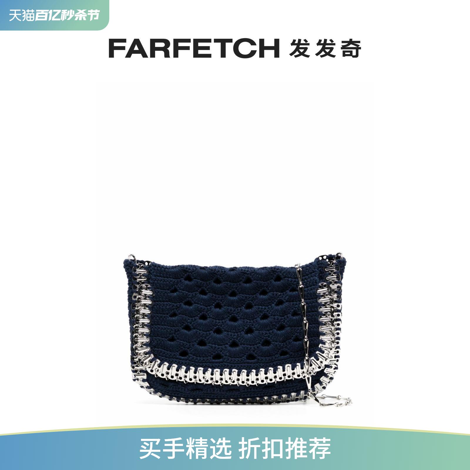 Paco Rabanne女士Knit大号单肩包FARFETCH发发奇