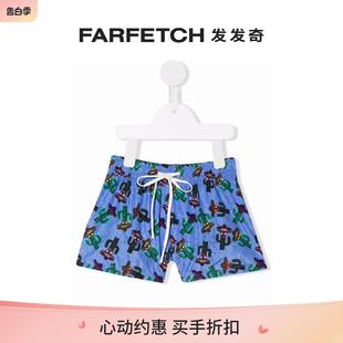 FARFETCH发发奇 SIOLA童装 节日印花泳裤