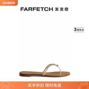 Giuseppe 皮质人字拖FARFETCH发发奇 Zanotti女士Gentille