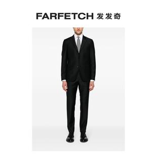 FARFETCH发发奇 套装 单排扣初剪羊毛西装 Tagliatore男士