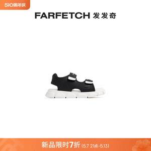 Calvin Klein童装logo印花魔术贴凉鞋FARFETCH发发奇