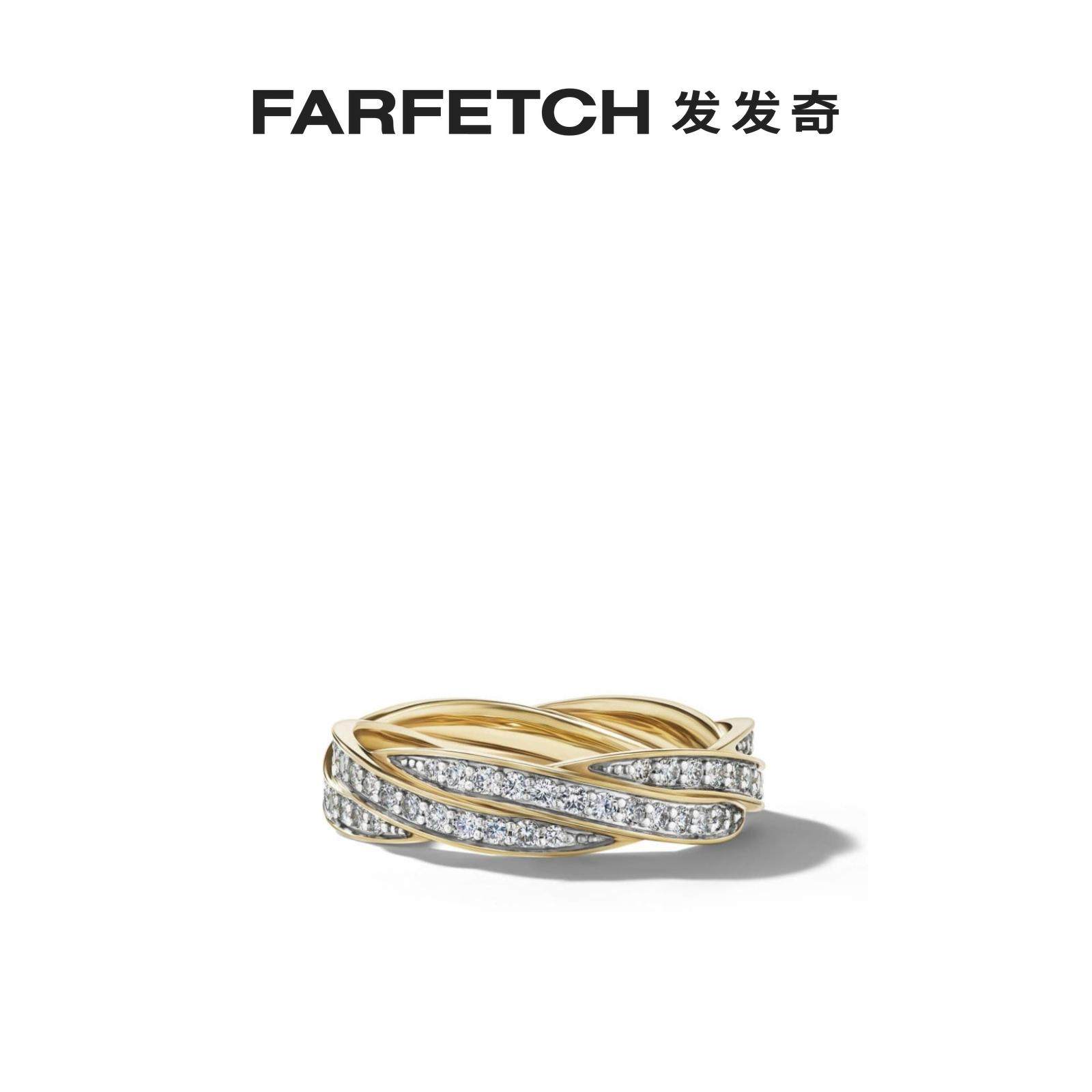 david yurman男士cable twist 18k黄金钻石戒指farfetch发发奇