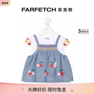 Miki 兔子贴花细节T恤FARFETCH发发奇 House童装