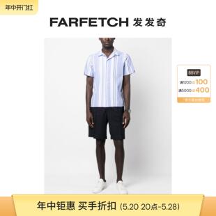 条纹短袖 Polo Lauren男士 衬衫 Ralph FARFETCH发发奇