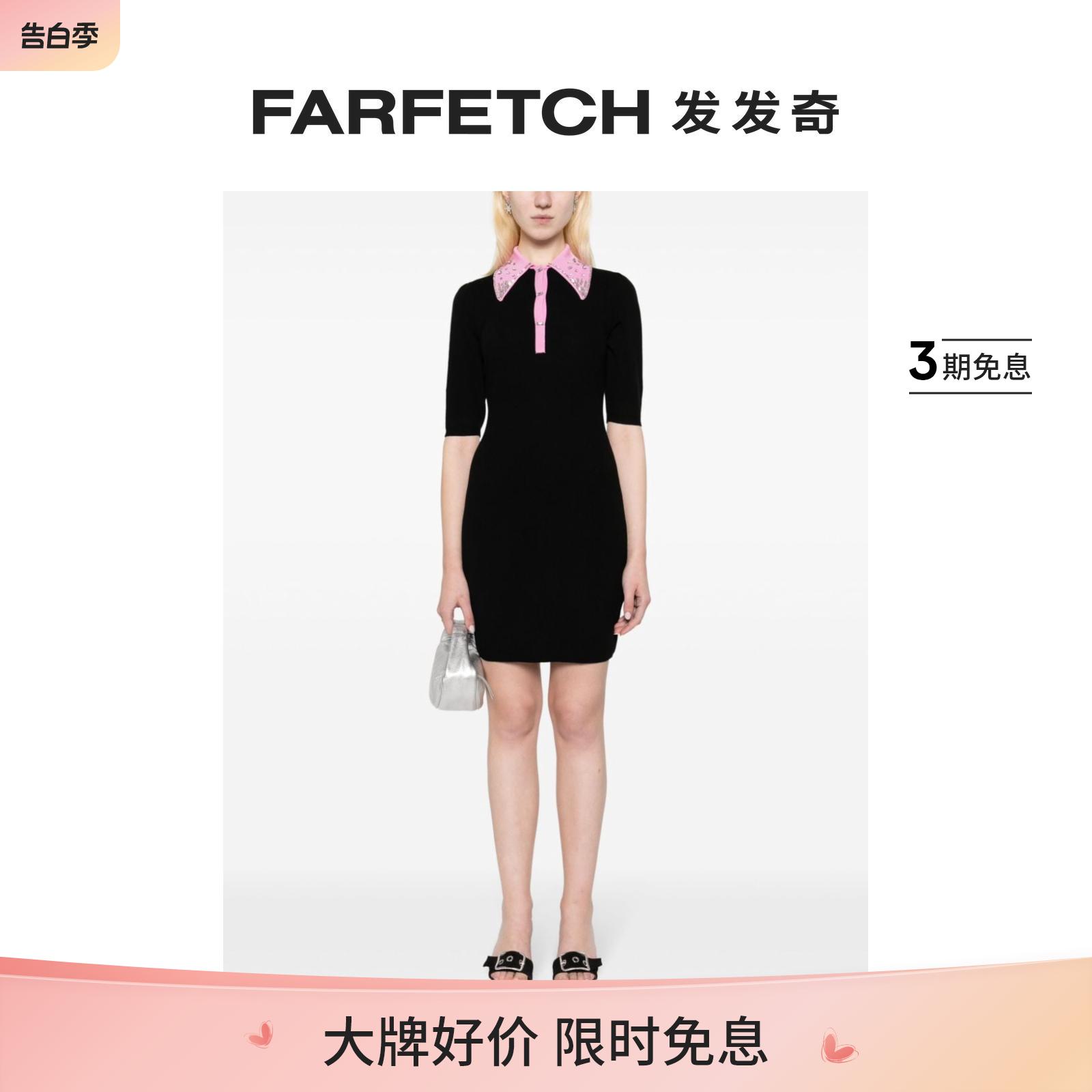 Liu Jo女士晶饰针织中长连衣裙FARFETCH发发奇