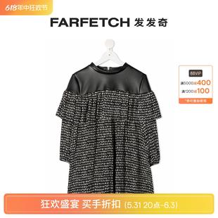 FARFETCH发发奇 Andorine童装 波点印花荷叶边连衣裙