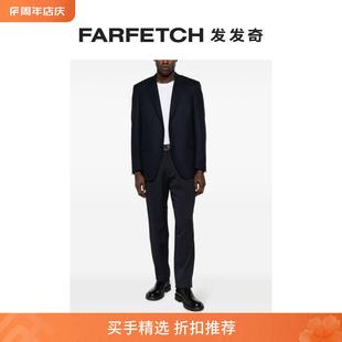 Canali男士 梯形翻领单排扣西装 夹克FARFETCH发发奇