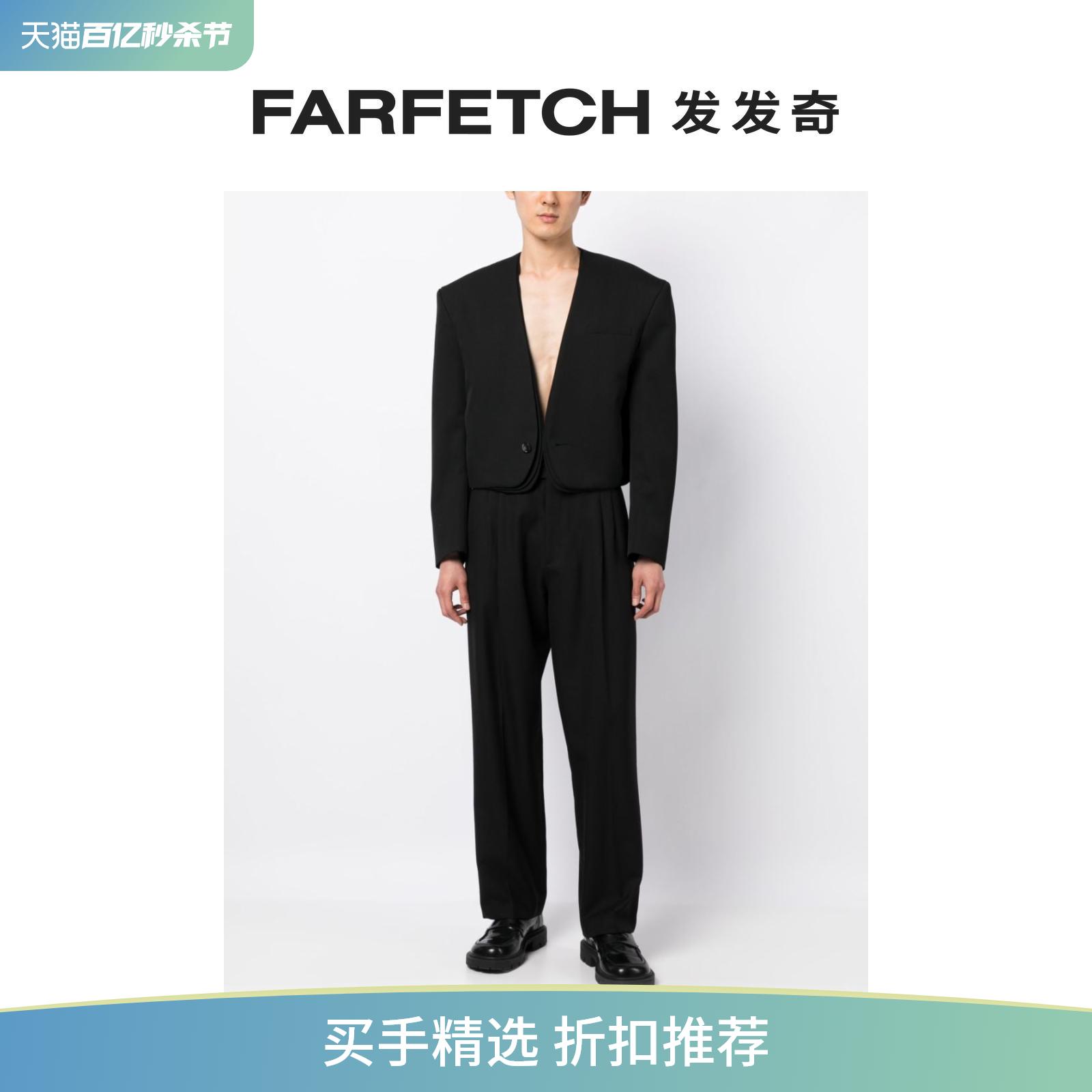 SONGZIO男士单排扣短款西装夹克FARFETCH发发奇