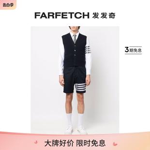 FARFETCH发发奇 四条纹直筒牛津衬衫 Browne男士 Thom