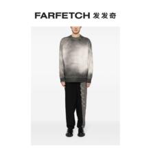 FARFETCH发发奇 双色亚麻长裤 Yohji Yamamoto男士