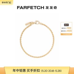 Hatton 手链FARFETCH发发奇 Labs女士18K镀金小麦链式