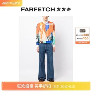 图案印花飞行员夹克FARFETCH发发奇 Bally巴利男士