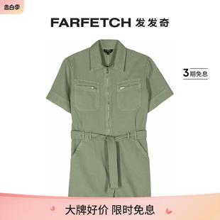 束腰牛仔连体短裤 A.P.C.女士Hills FARFETCH发发奇