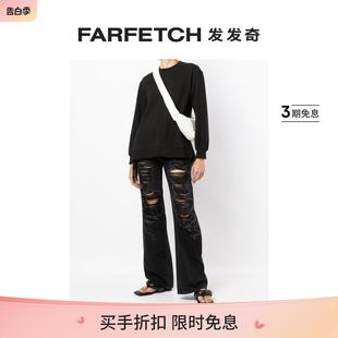 Goen.J女士蕾丝边饰圆领卫衣FARFETCH发发奇