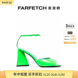 Sale FARFETCH发发奇 Attico女士Piper The 漆皮凉鞋 Final