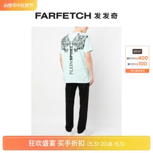 T恤FARFETCH发发奇 标贴短袖 Sport男士 Plein