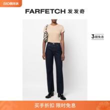 Rag&Bone女士高腰直筒牛仔裤FARFETCH发发奇