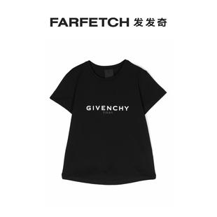 GIVENCHY 纪梵希童装 logo印花细节T恤FARFETCH发发奇