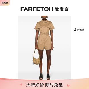 Frame女士Utility FARFETCH发发奇 连体短裤 短袖