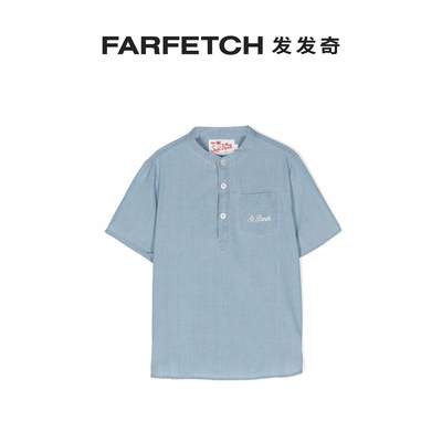 Mc2 Saint Barth童装logo刺绣polo衫FARFETCH发发奇