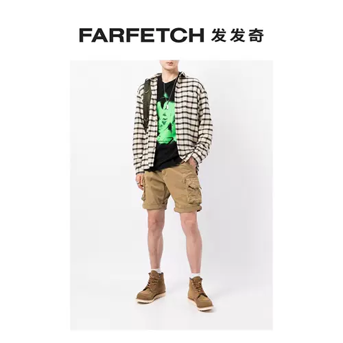 [Alpha Industries男士及膝工装短裤FARFETCH发发奇]