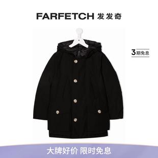 排扣连帽外套FARFETCH发发奇 Woolrich童装