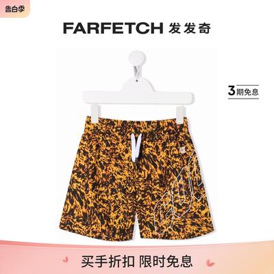 GIVENCHY/纪梵希童装纪梵希 标语印花泳裤FARFETCH发发奇