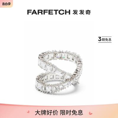 Swarovski女士Hyperbola 晶饰戒指FARFETCH发发奇