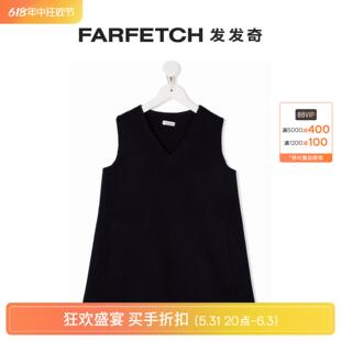 V领梯形连衣裙FARFETCH发发奇 P.A.R.O.S.H.童装