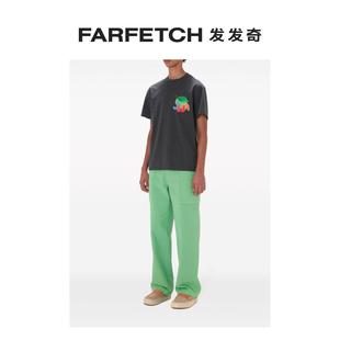 印花棉T恤FARFETCH发发奇 Lime Anderson男女通用JWA