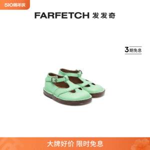 Pepe童装镂空皮质平底鞋FARFETCH发发奇