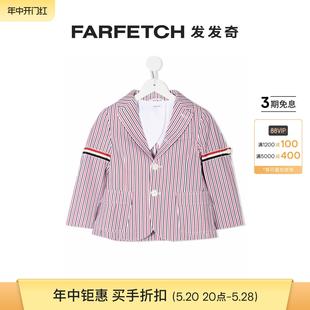 Final Sale Thom 夹克FARFETCH发发奇 Browne童装 条纹单排扣西装