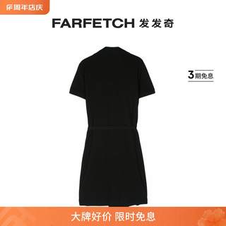 Lacoste女士裹身式polo领迷你连衣裙FARFETCH发发奇