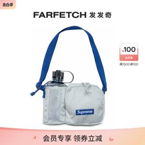 Supreme男女通用方盒logo斜挎包FARFETCH发发奇