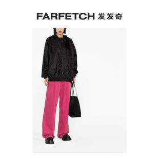 Moschino女士logo印花连帽夹克FARFETCH发发奇