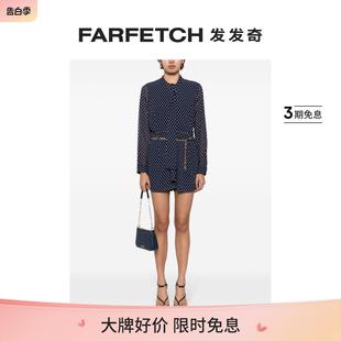 Kors女士波点印花乔其纱连体短裤 Michael FARFETCH发发奇