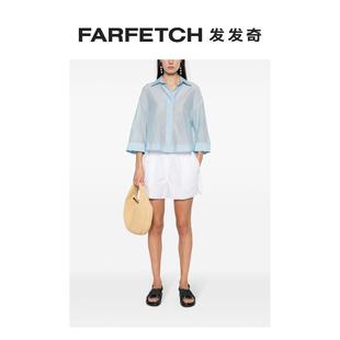 Peserico女士珠饰欧根纱衬衫 FARFETCH发发奇