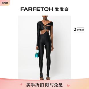 Gcds女士logo搭链单肩连体长裤 FARFETCH发发奇