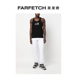 Dsquared2男士 Icon logo印花坦克背心FARFETCH发发奇