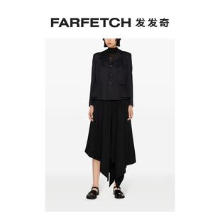 折扣 Sale Yohji Final Yamamoto女士不对称垂坠中长半身裙FARF