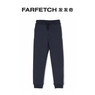 KENZO童装 logo印花抽绳运动裤 FARFETCH发发奇