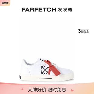 Vulcanized Off Low 帆布运动鞋 White女士New FARFETCH发发奇