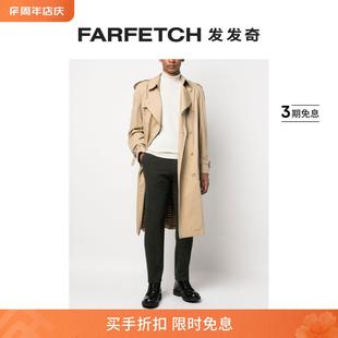 FARFETCH发发奇 Incotex男士 细条纹雪尼尔面料长裤