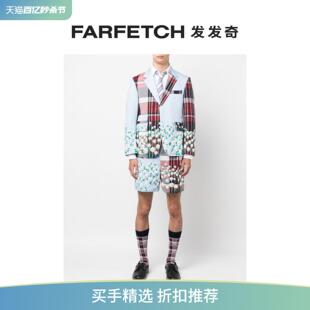 FARFETCH发发奇 Browne男士 花卉刺绣西装 Thom 短裤