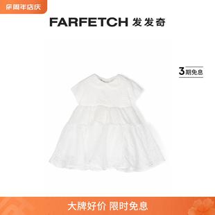 Mi.Mi.Sol童装 连衣裙FARFETCH发发奇 花卉蕾丝短袖