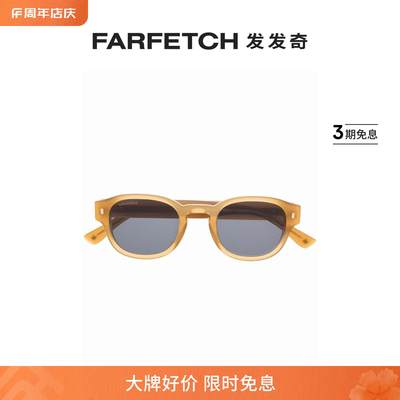 Dsquared2男士圆框太阳眼镜FARFETCH发发奇