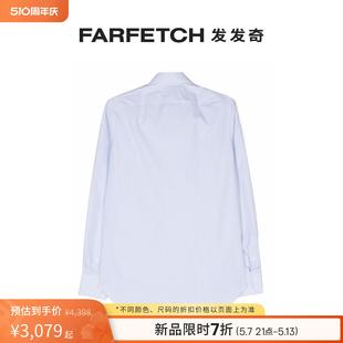 stripe halo NAPOLI男士 FINAMORE shirt发发奇 1925 cotton