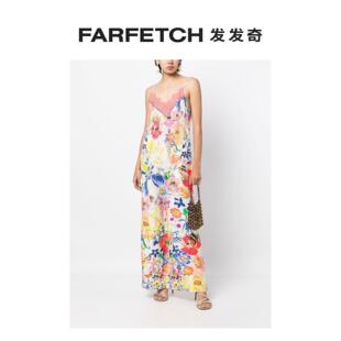 FARFETCH发发奇 Camilla女士花卉印花真丝吊带上衣