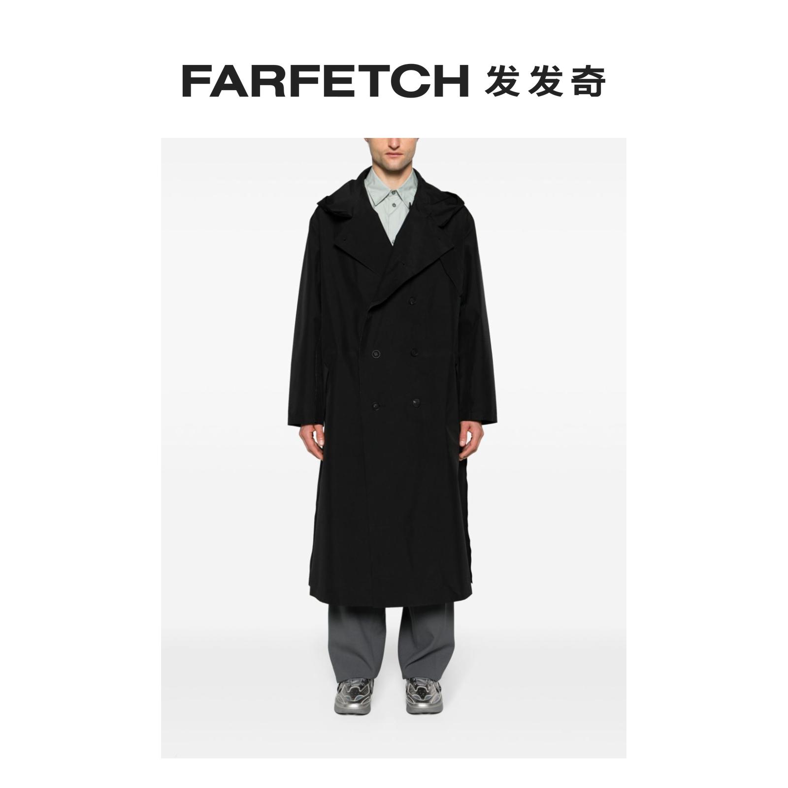 Y-3男士x Yohji Yamamoto Gore -Tex® 中长风衣FARFETCH发发奇